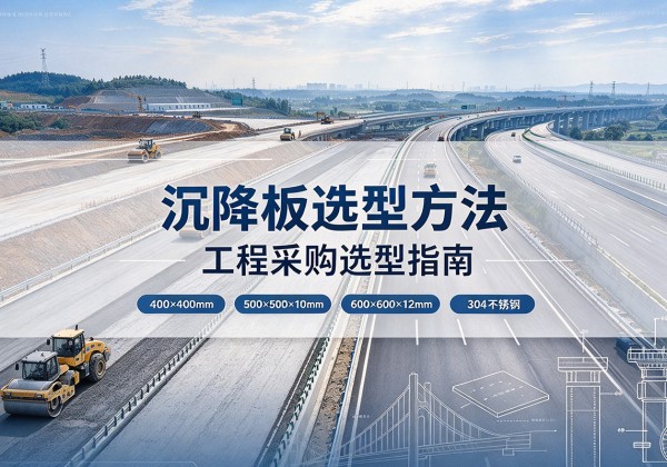 鱼台沉降板选择方法